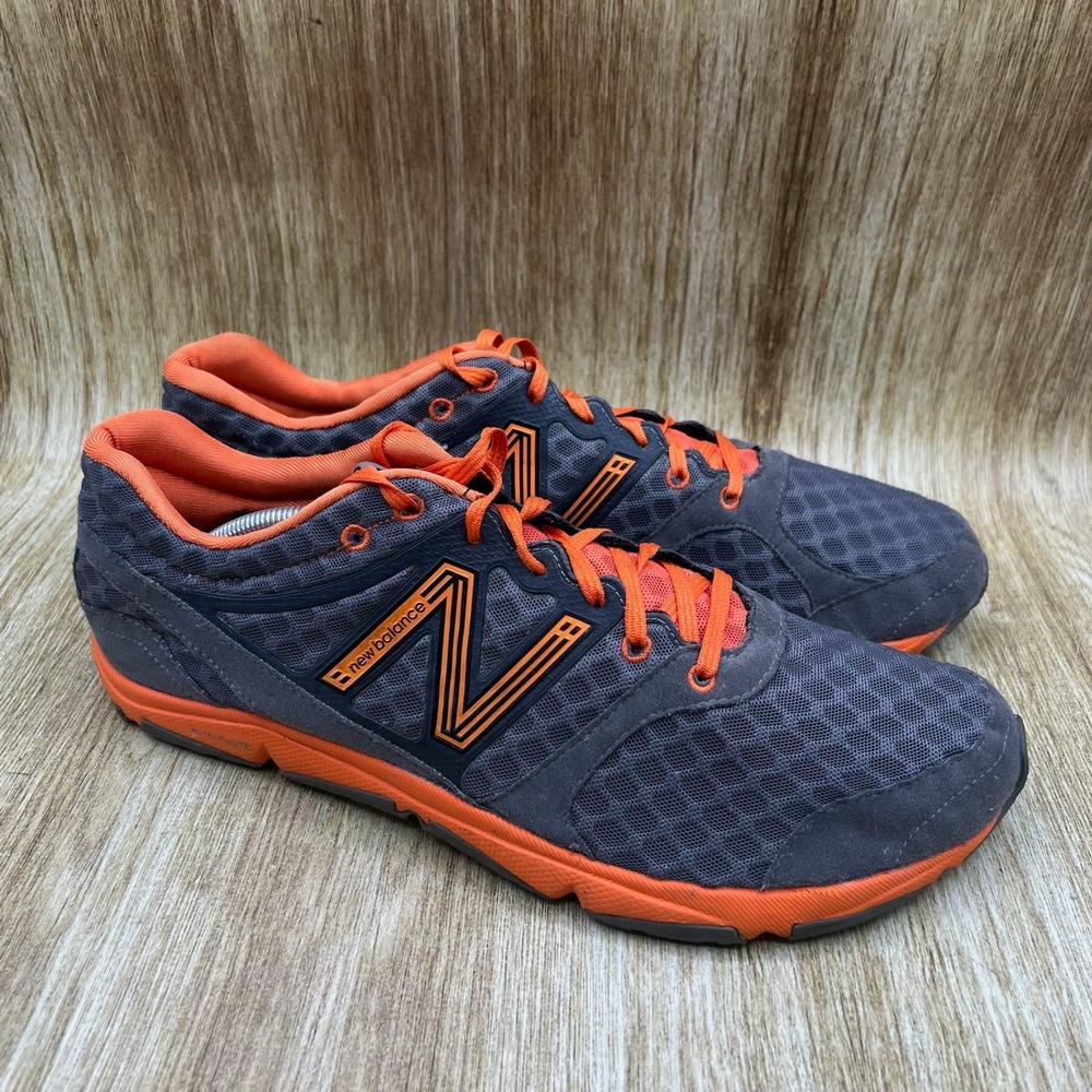 New Balance 730 Minimus Men's Size 13 2E Grey Orange Minimalist Shoes M730GO1